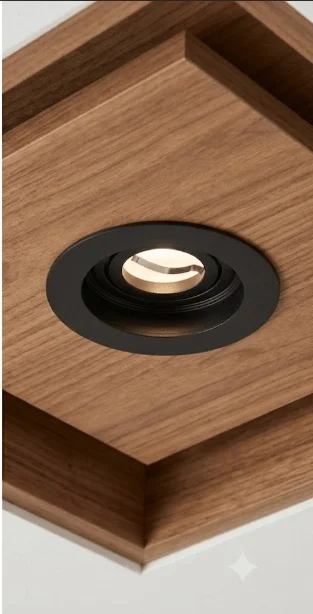 1 Adet NOAS YL60 1660 Amazon Siyah Yuvarlak Spot Kasası GU10 Duy