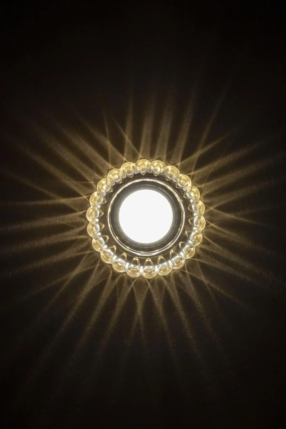 1 Adet NOAS YL65 1667 Geras Led Çerçeveli 4000K Kristal Cam Spot Kasa