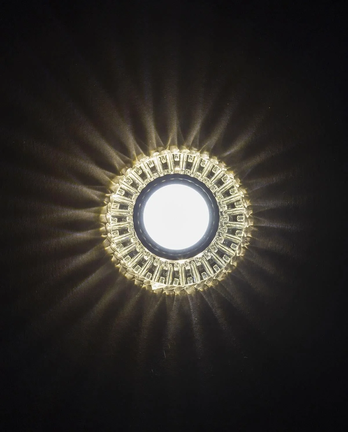 1 Adet NOAS YL65 1727 Troya Led Çerçeveli 4000K Kristal Cam Spot Kasa