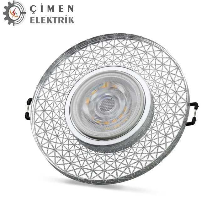 1 Adet NOAS YL65 1767 İris LED Çerçeveli 4000K Yuvarlak Kristal Cam Spot GU10 Duy 1 Adet NOAS YL65 1767 İris LED Çerçeveli 4000K Yuvarlak Kristal Cam Spot GU10 Duy
