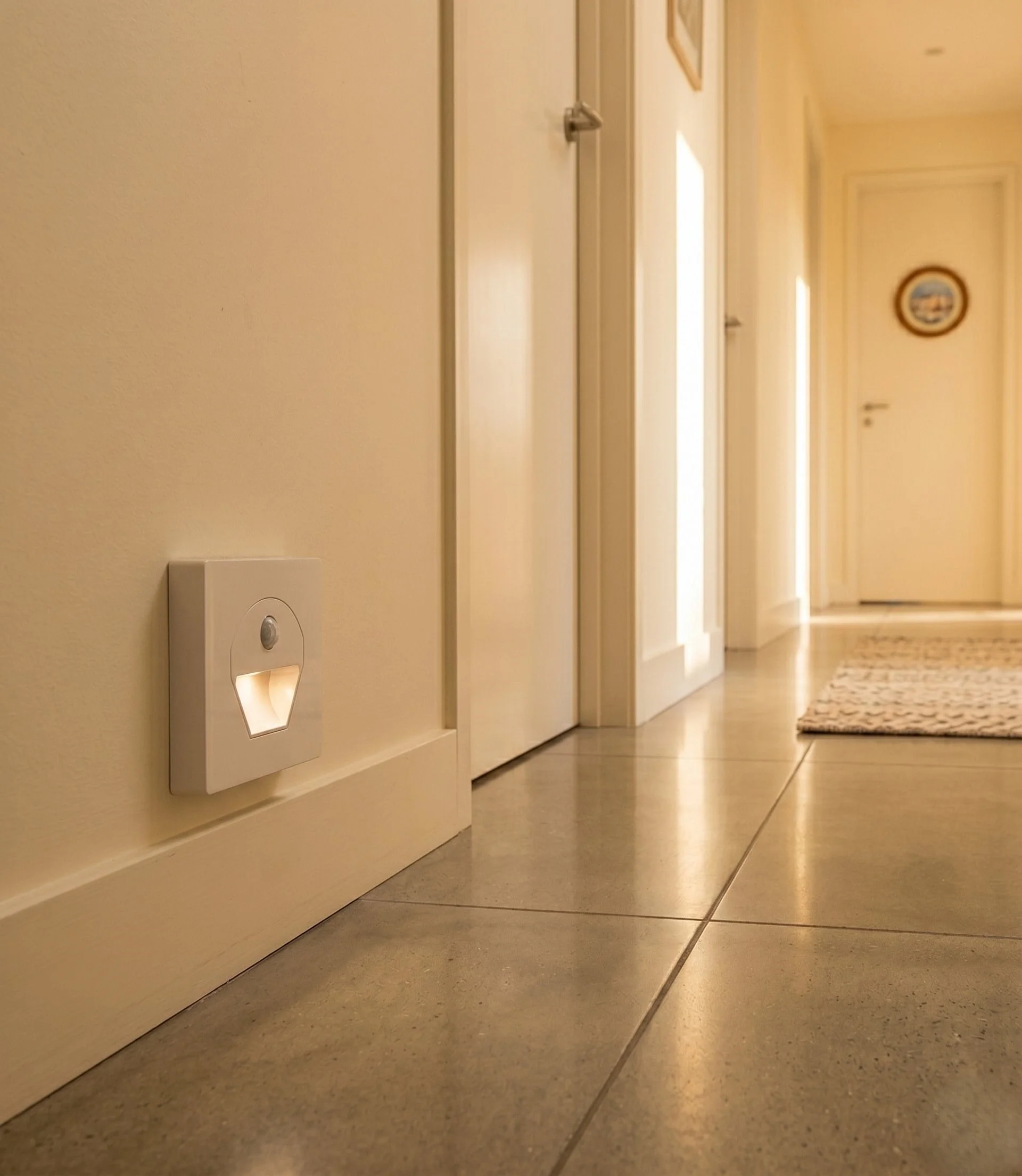 1 Adet NOAS YL69 1522 1W Beyaz Kasa Sensörlü Koridor Aydınlatması 3200K Gün Işığı