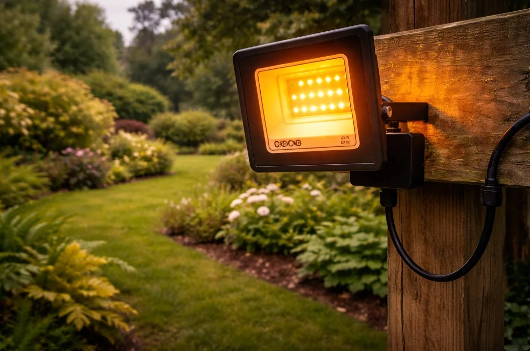 1 Adet NOAS YL70 1026 Ultra Slim Led Projektör 20W Amber Işık