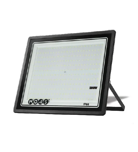 1 Adet NOAS YL70 1200 200W Ultra Slim Led Projektör 6500K Beyaz Işık