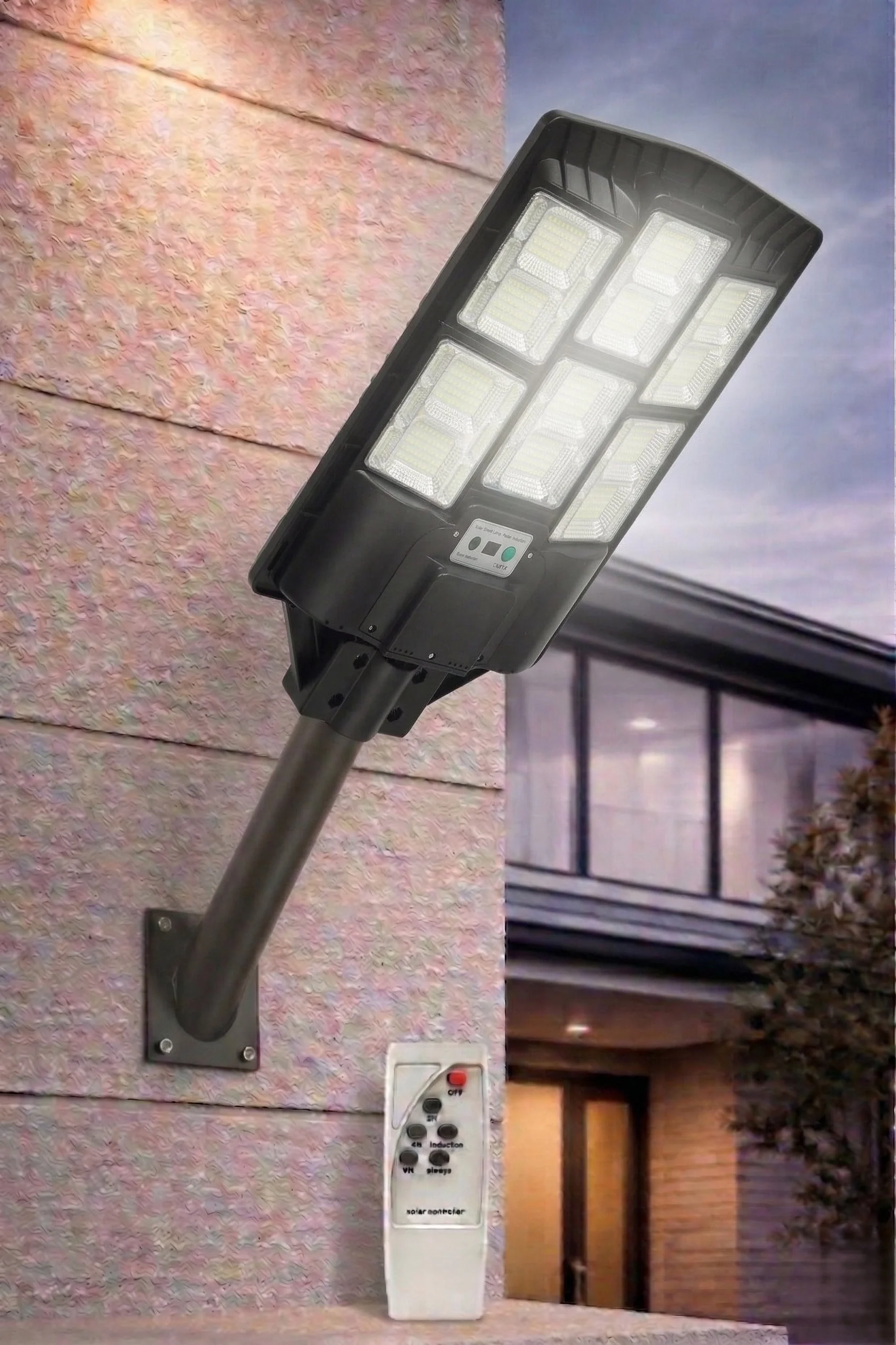 1 Adet NOAS YL73 0610 S Mega 600W Solar Sokak Armatürü Kumandalı