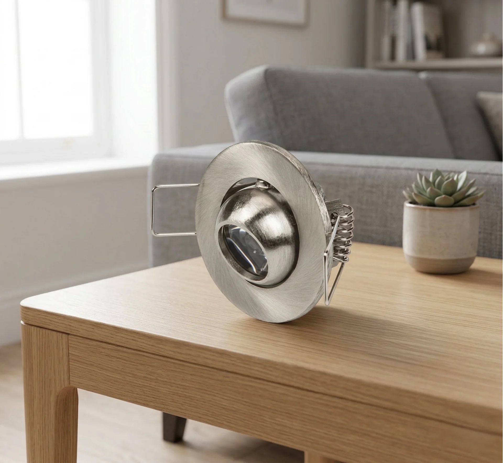 1 Adet NOAS YL94 0104 Satin Kasa 1W Led Spot Kırmızı Işık