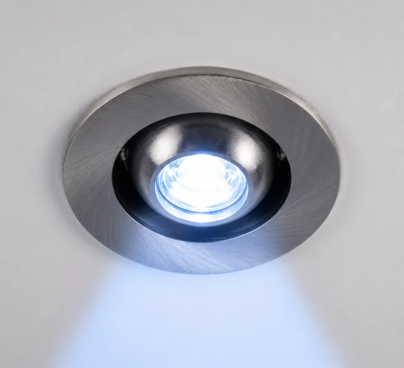 1 Adet NOAS YL94 0103 Satin Kasa 1W Led Spot Mavi Işık 1 Adet NOAS YL94 0103 Satin Kasa 1W Led Spot Mavi Işık