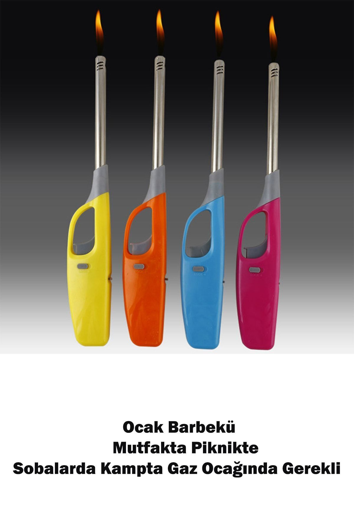 Vagon 1 Adet Ocak Çakmağı Barbeküde Mutfakta Piknikte Sobada Kampta Gaz