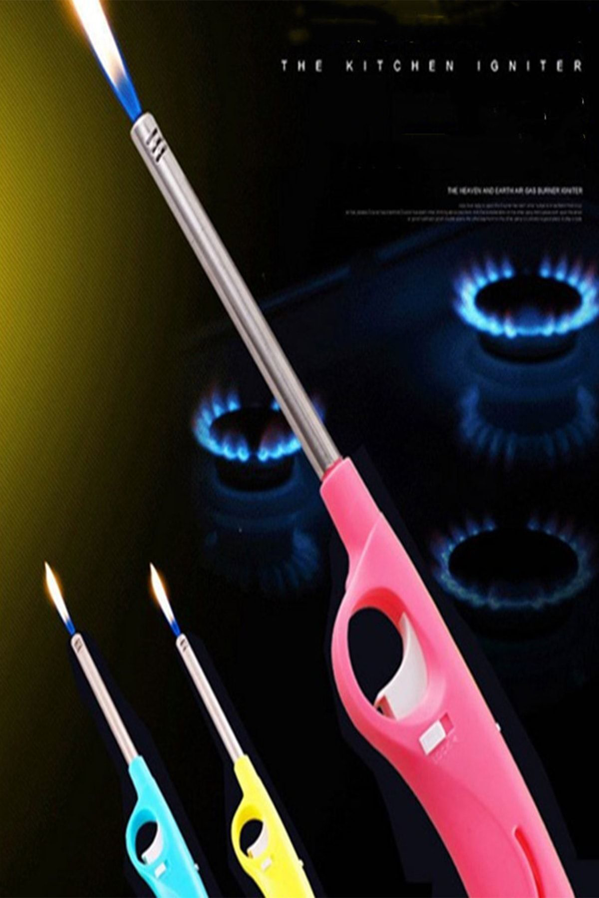 Vagon 1 Adet Ocak Çakmağı Barbeküde Mutfakta Piknikte Sobada Kampta Gaz