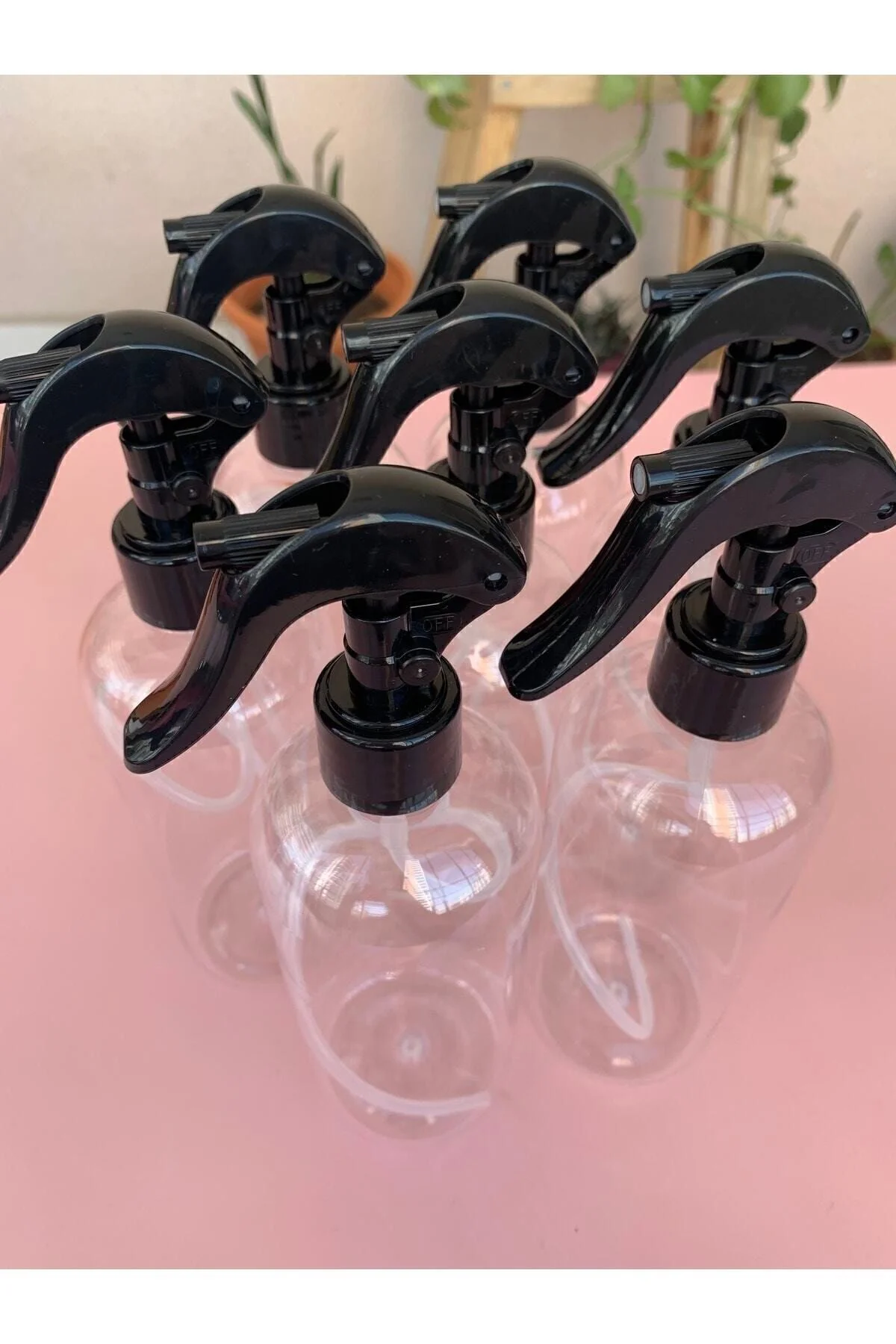 1 Adet Parfüm,kolonya,dezenfekten,ve Deterjan Için Boş Fısfıs Sprey Şişe 400 ml Şeffaf