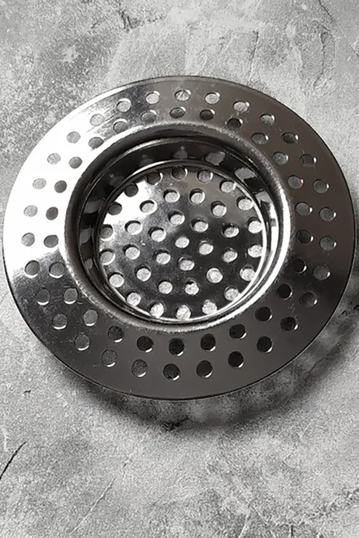 1 Adet Paslanmaz Çelik Lavabo Tahliye Süzgeci Metal Lavabo Süzgeç