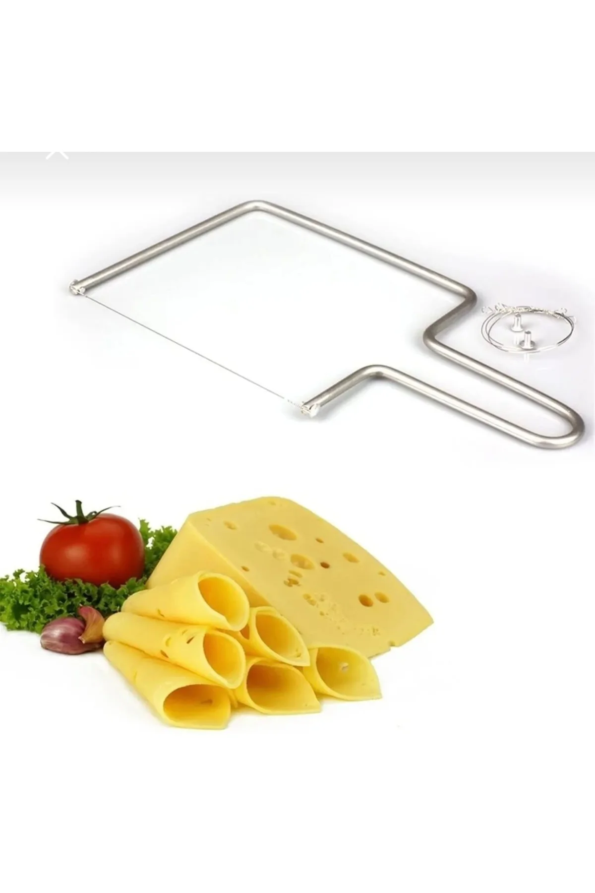 1 Adet Pratik Pasta Kek Beyaz Peynir Kaşar Peyniri Dilimleme Aparatı Çok Amaçlı Dilimleme Aparatı