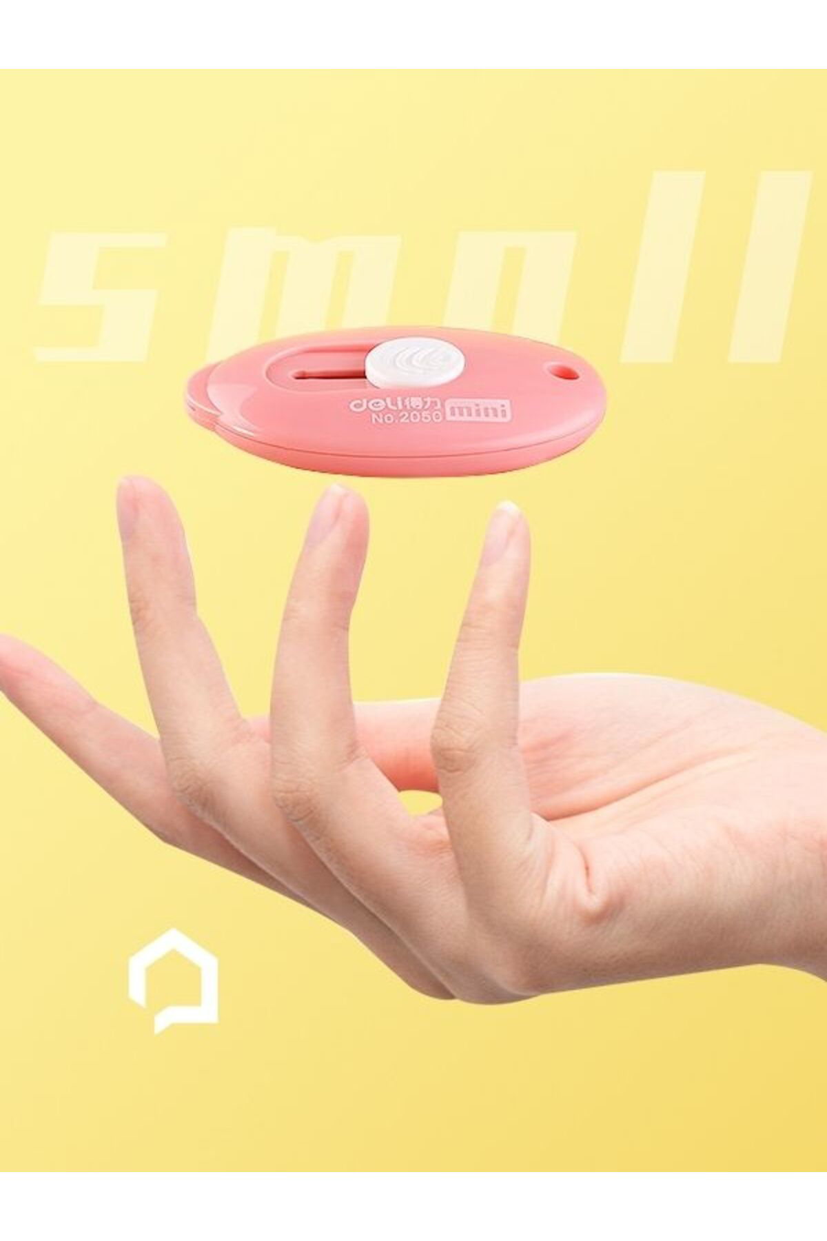 1 Adet Renkli Mini Çelik Bıçaklı Falçata Maket Bıçağı BSND9-V63X1