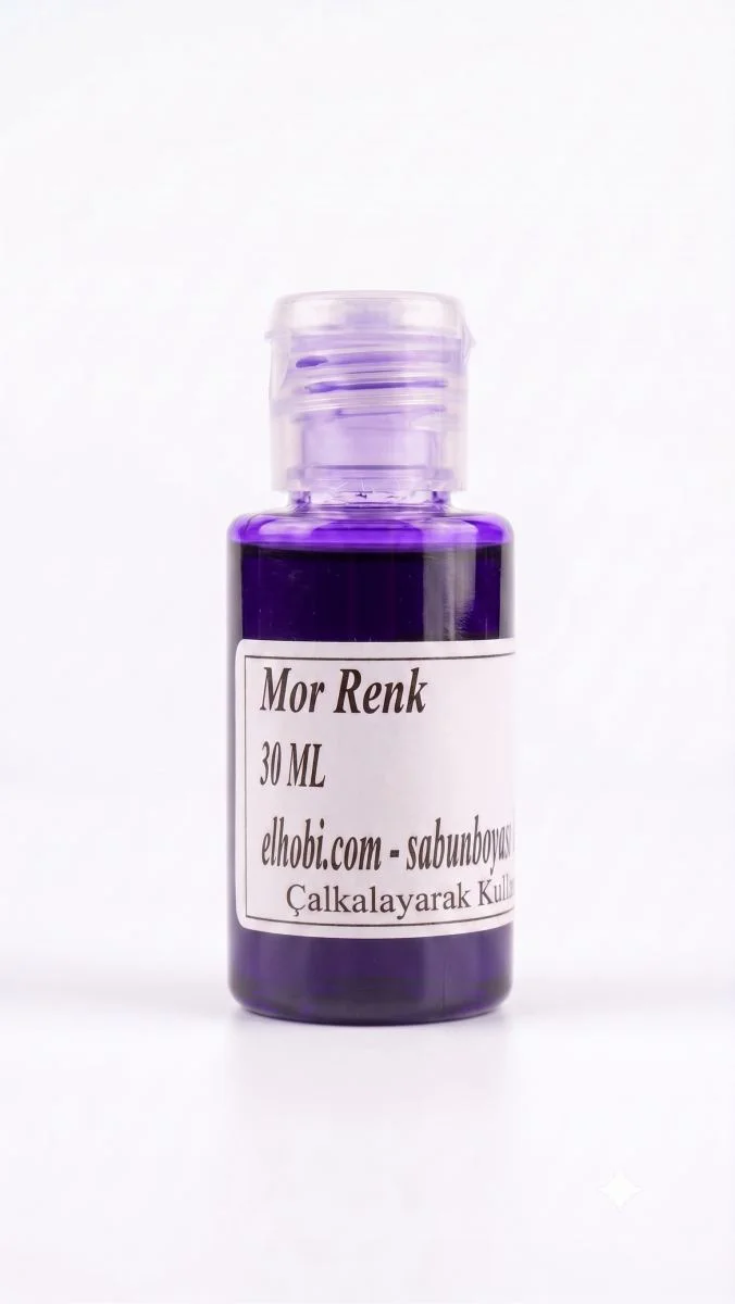 1 adet Sabun Boyası veya Renklendirici - Mor -  30 ML Fiyatı, Yorumları ve Özellikleri