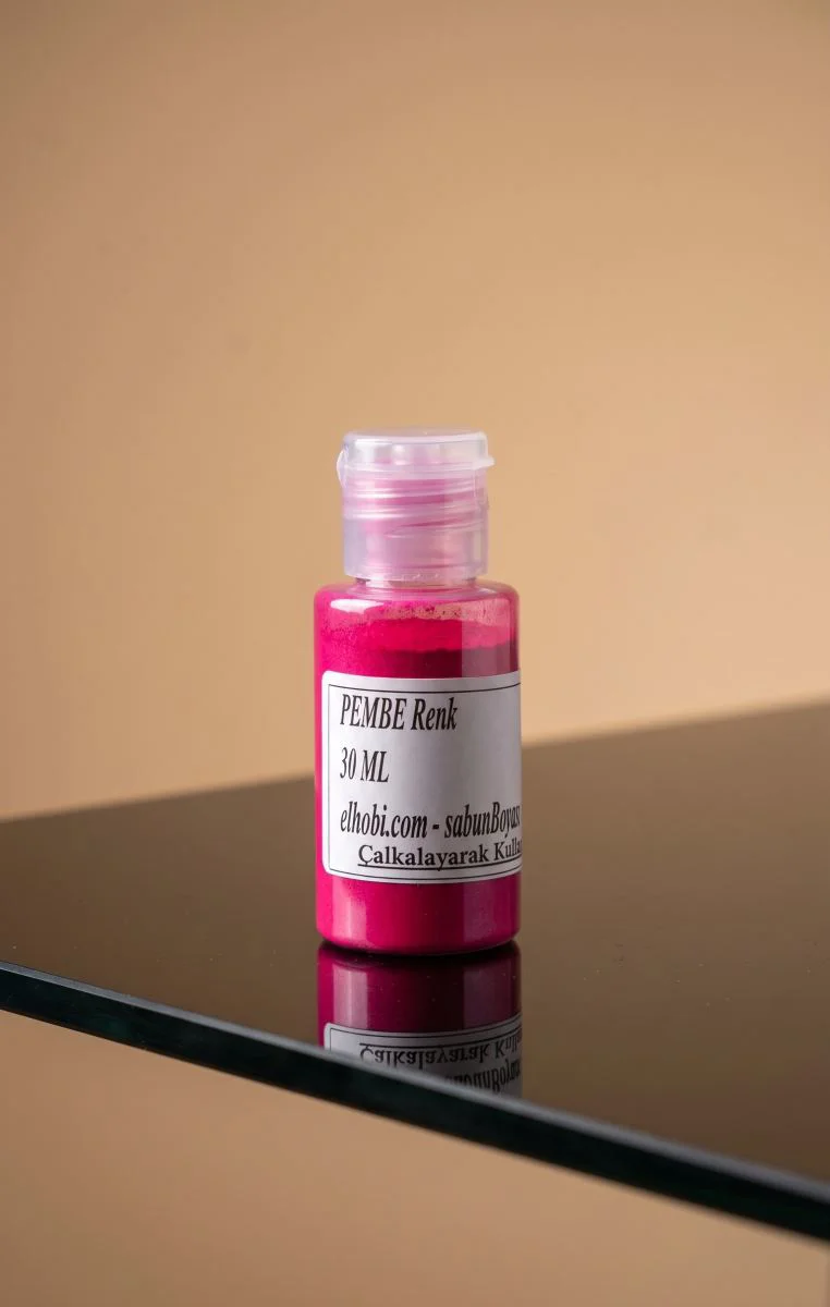 1 adet Sabun Boyası veya Renklendirici - Pembe - 30 ML 1 adet Sabun Boyası veya Renklendirici - Pembe - 30 ML