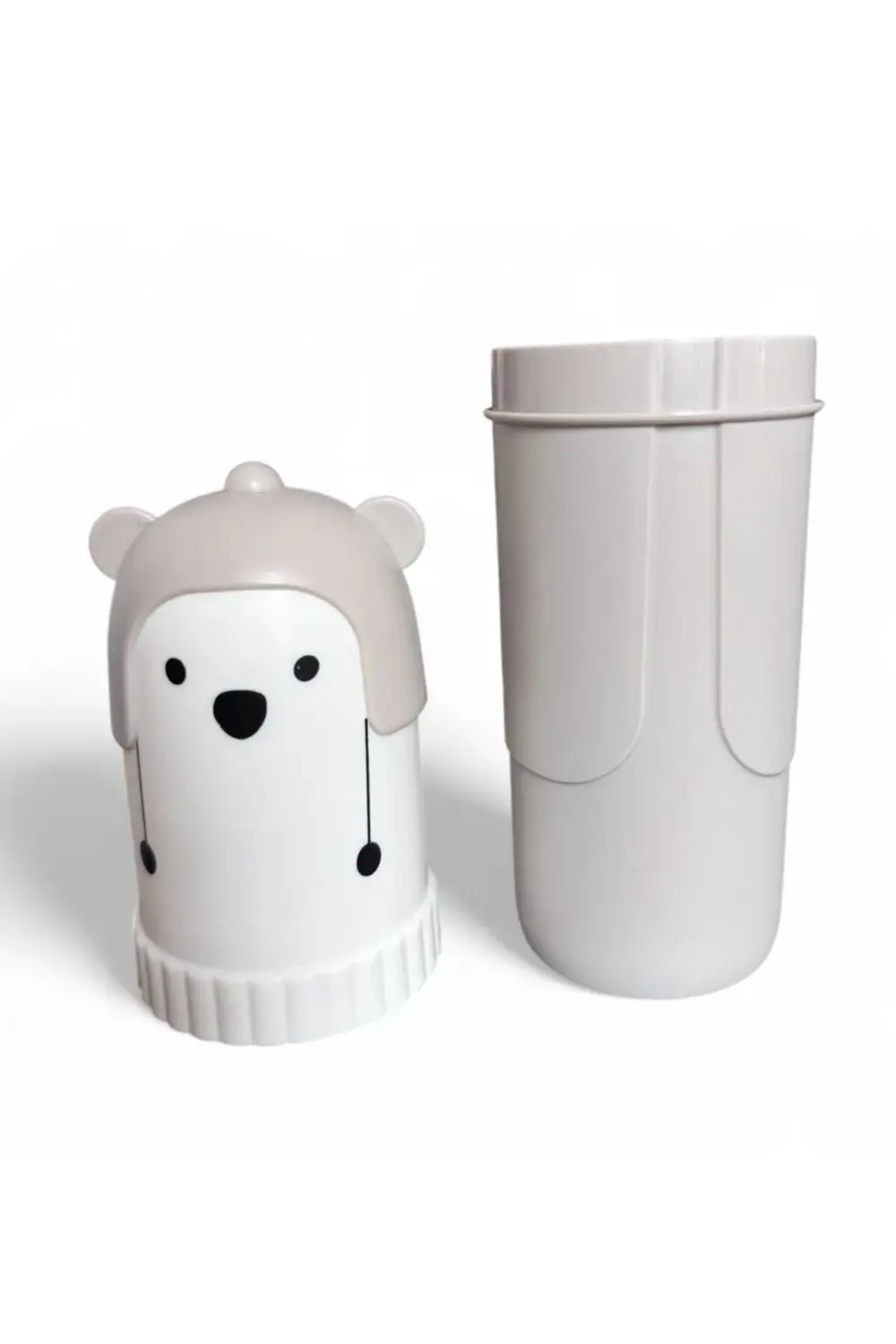 1 adet Sevimli Ayıcık Tasarımlı Diş Fırçalık Seyahat Kutusu 22 cm