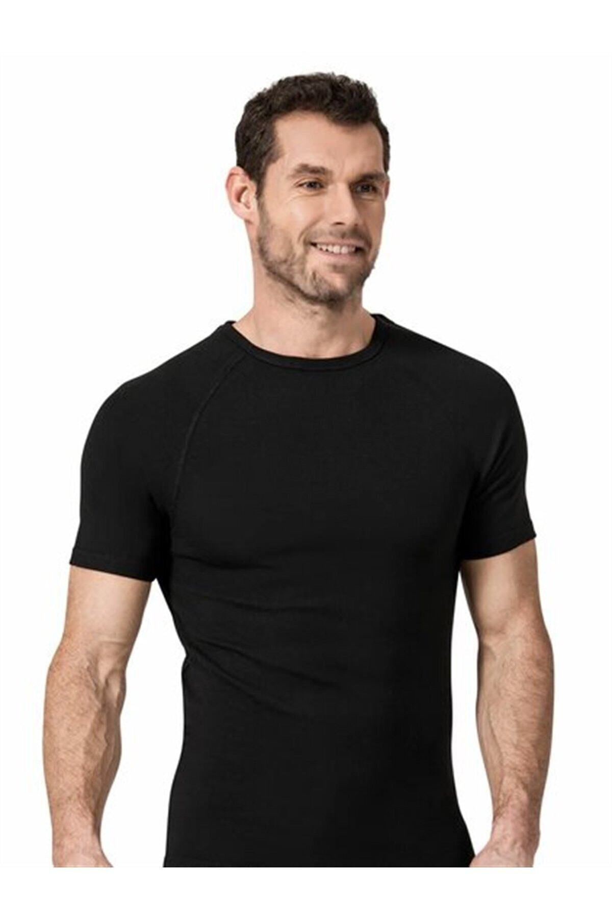 Namaldı 1 Adet Siyah Renk Termal Kısa Kol İçlik