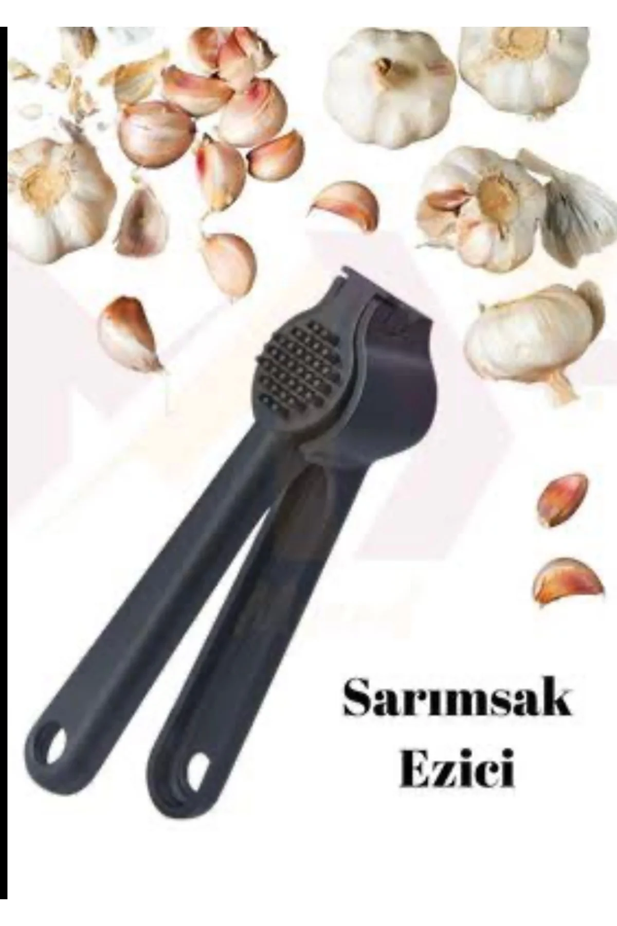 1 Adet Siyah Renkli Sarımsak Ezici