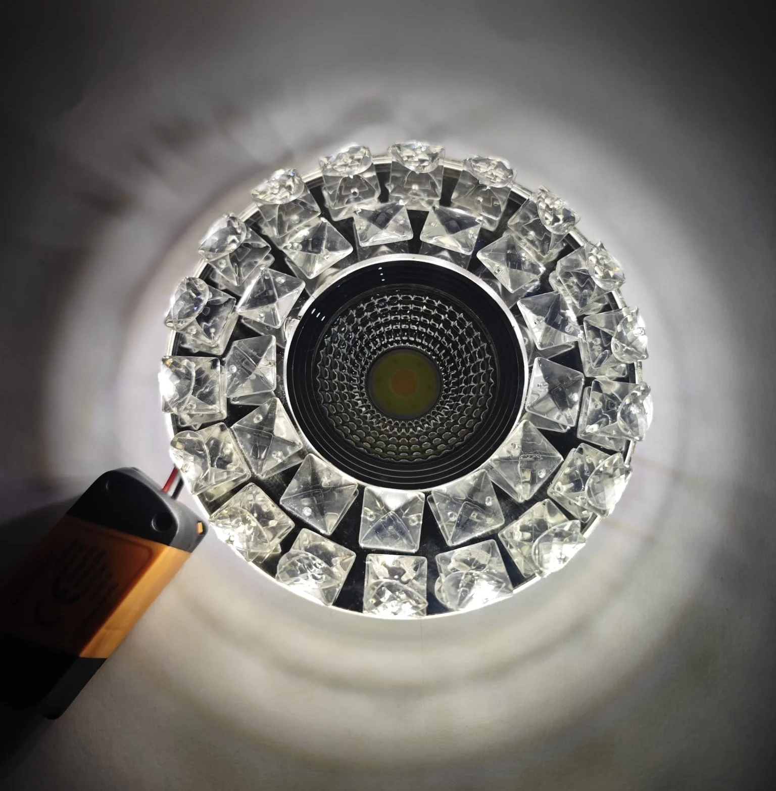 1 Adet SUNLED 8202 Cam Spot Kasası 5W Beyaz Işık Led Çerçeveli Günışığı