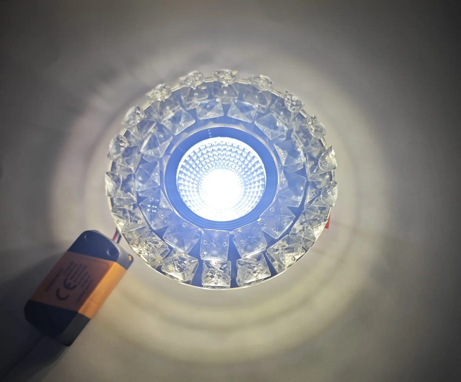 1 Adet SUNLED 8202 Cam Spot Kasası 5W Beyaz Işık Led Çerçeveli Günışığı