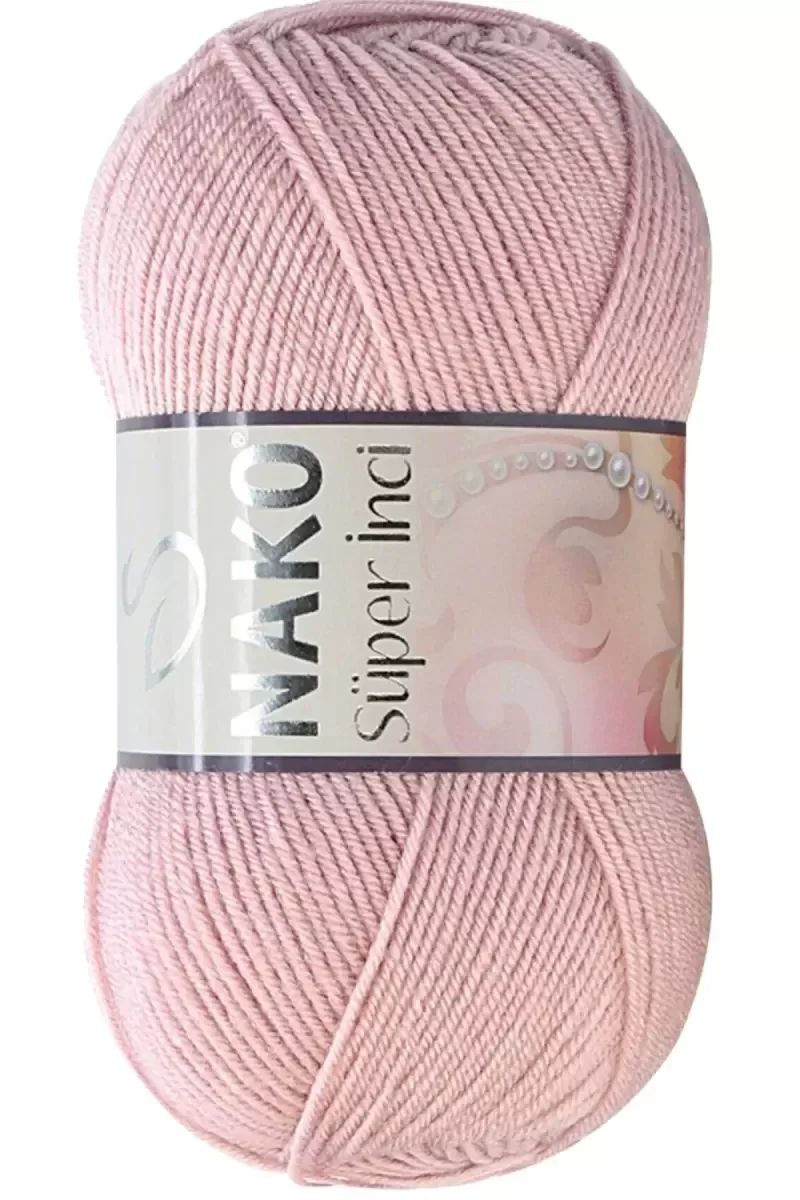 1 Adet Süper İnci El Örgü İpi 100 gr Pembemsi Pudra 10275 1 Adet Süper İnci El Örgü İpi 100 gr Pembemsi Pudra 10275