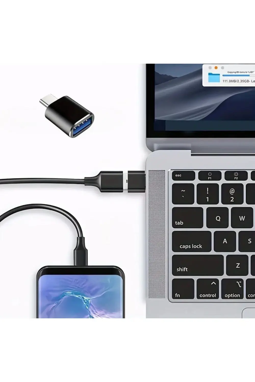 ® 1 Adet Usb to C Adaptor Dişi Çevirici Dönüştürücü Adaptör