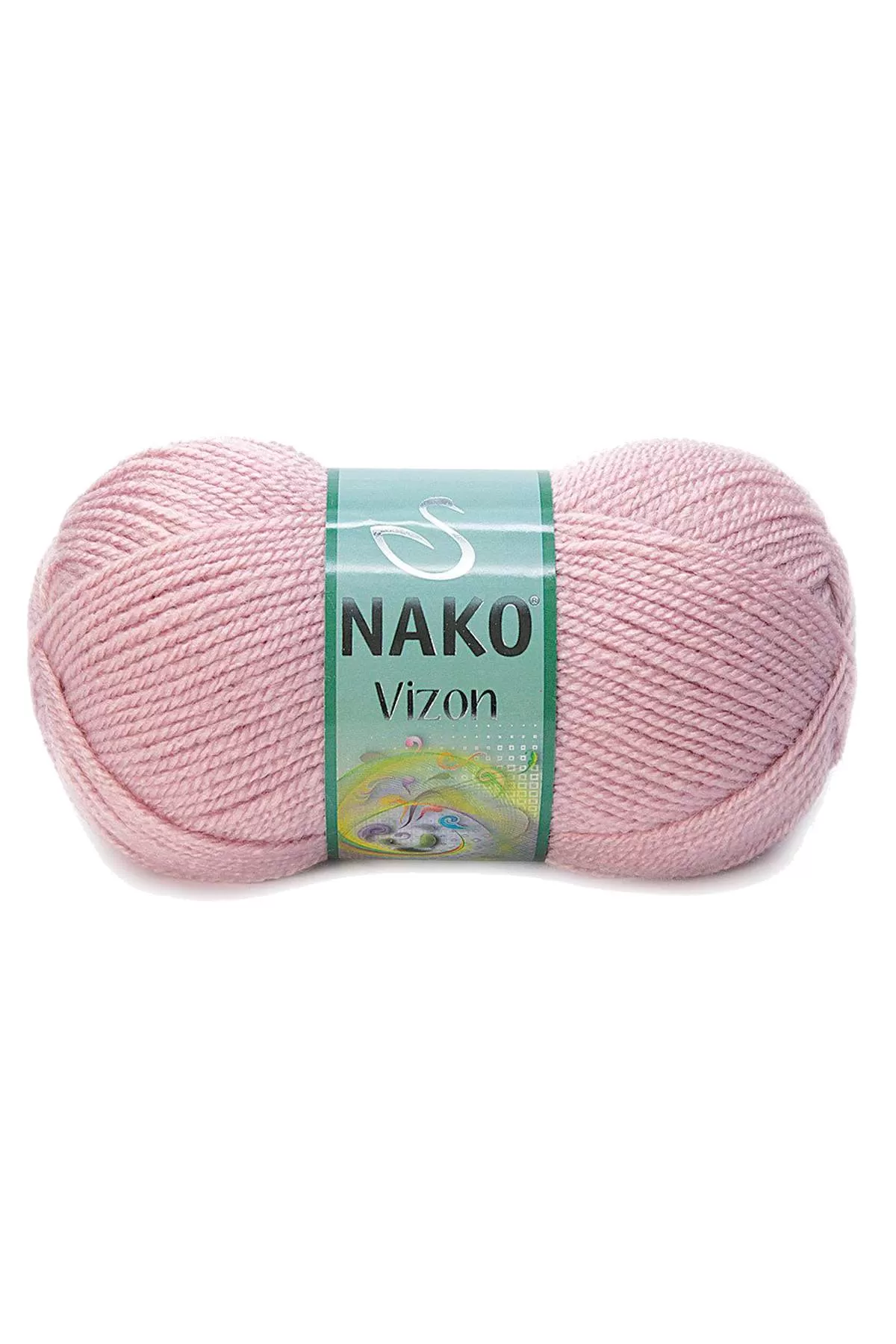 1 Adet Vizon Premium Akrilik El Örgü İpi Yünü Renk No:10275 Pembe