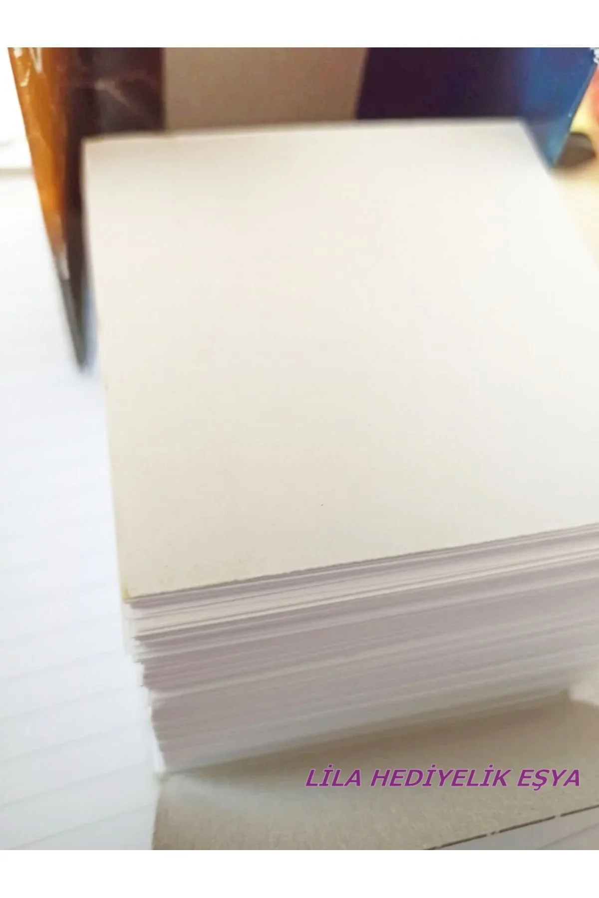 1 Adet X 500 Yaprak Küp Not Kağıdı 8x8 Cm / Not Kağıdı / Küp Blok