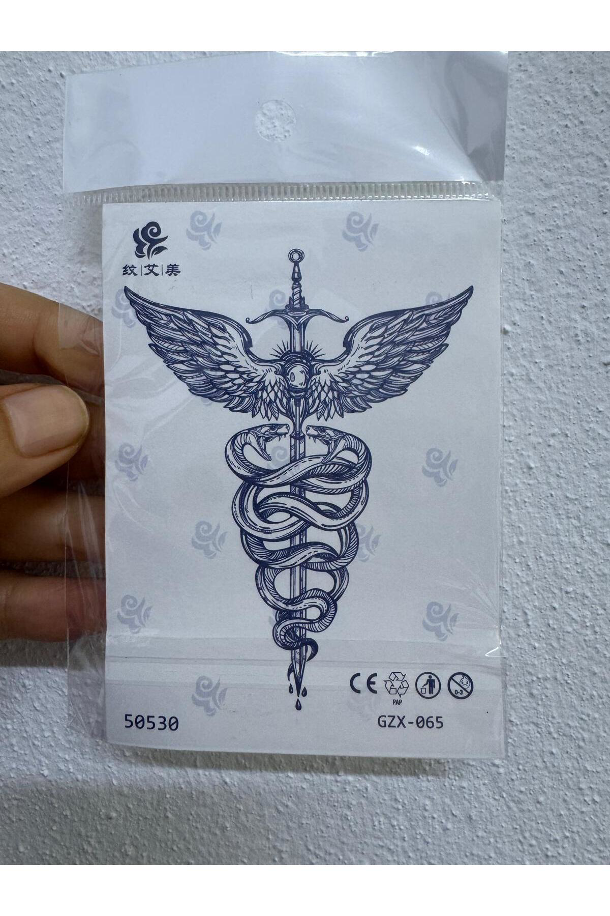 Arescollection 1 Ay Kalici 12 Saat Sonra Kararan Yari Kalici Tattoo Geçici Dövme