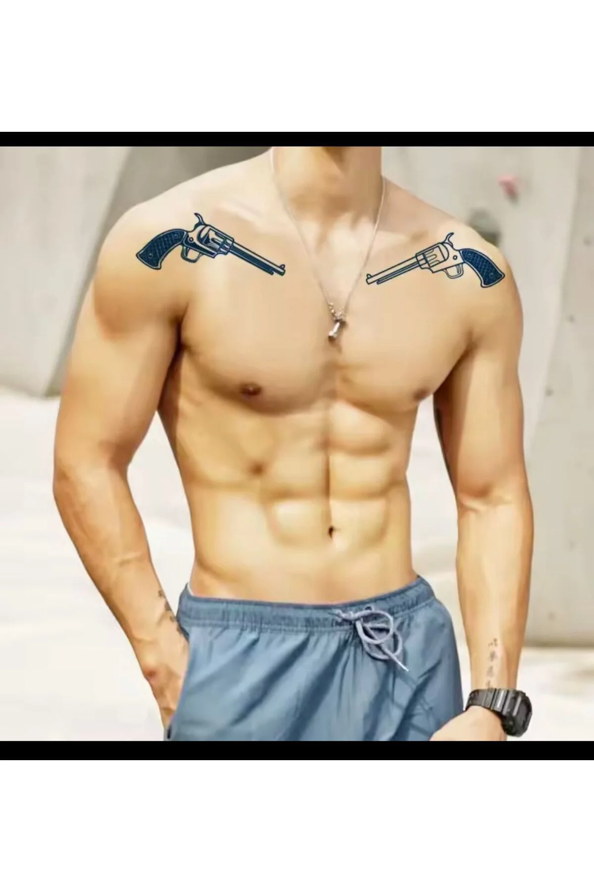 1 ay kalıcı 12 saat sonra kararan yarı kalıcı tattoo geçici dövme - Görsel 2