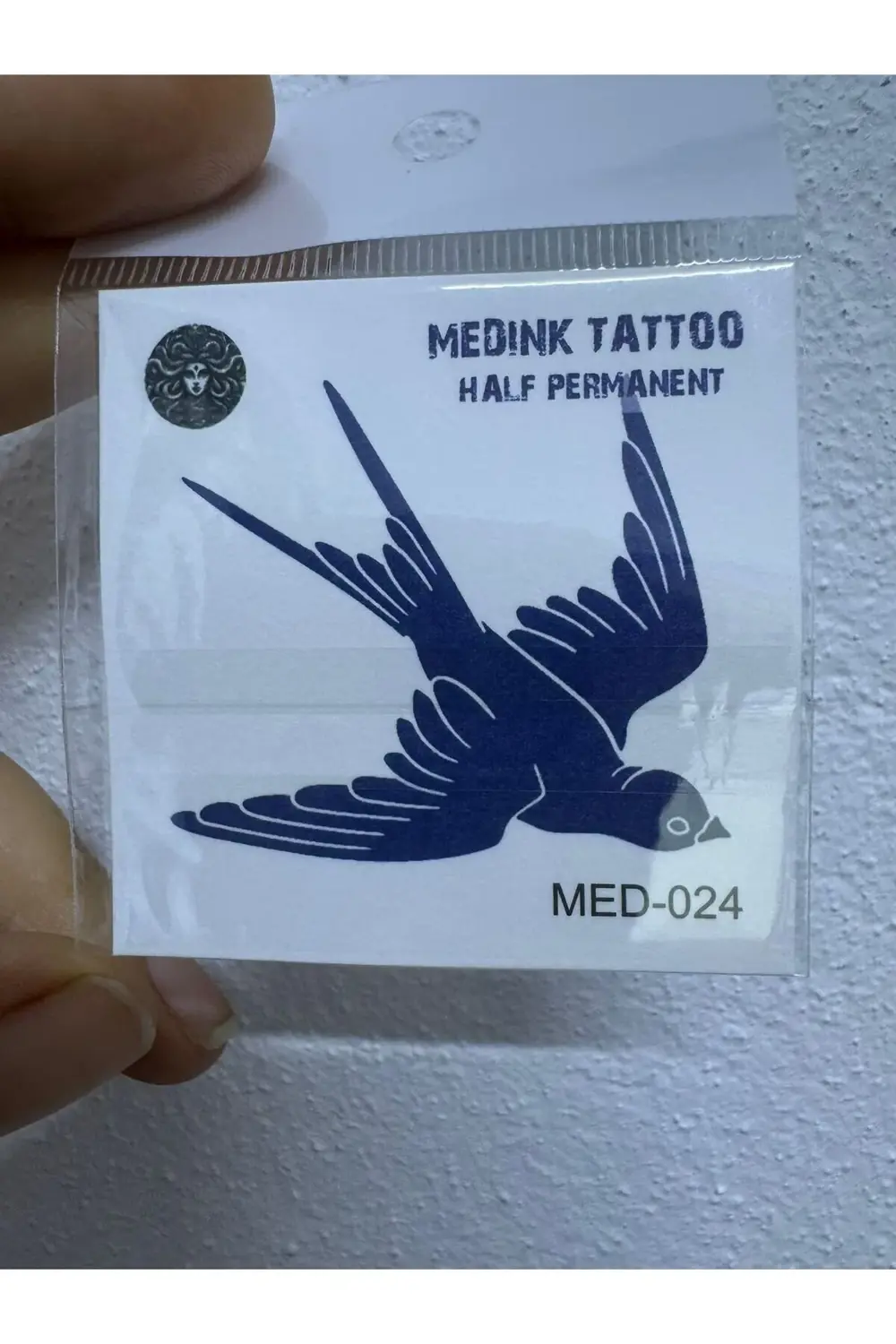 1 ay kalıcı 5 cm gerçek görünümlü kırlangıç geçici dövme holiday