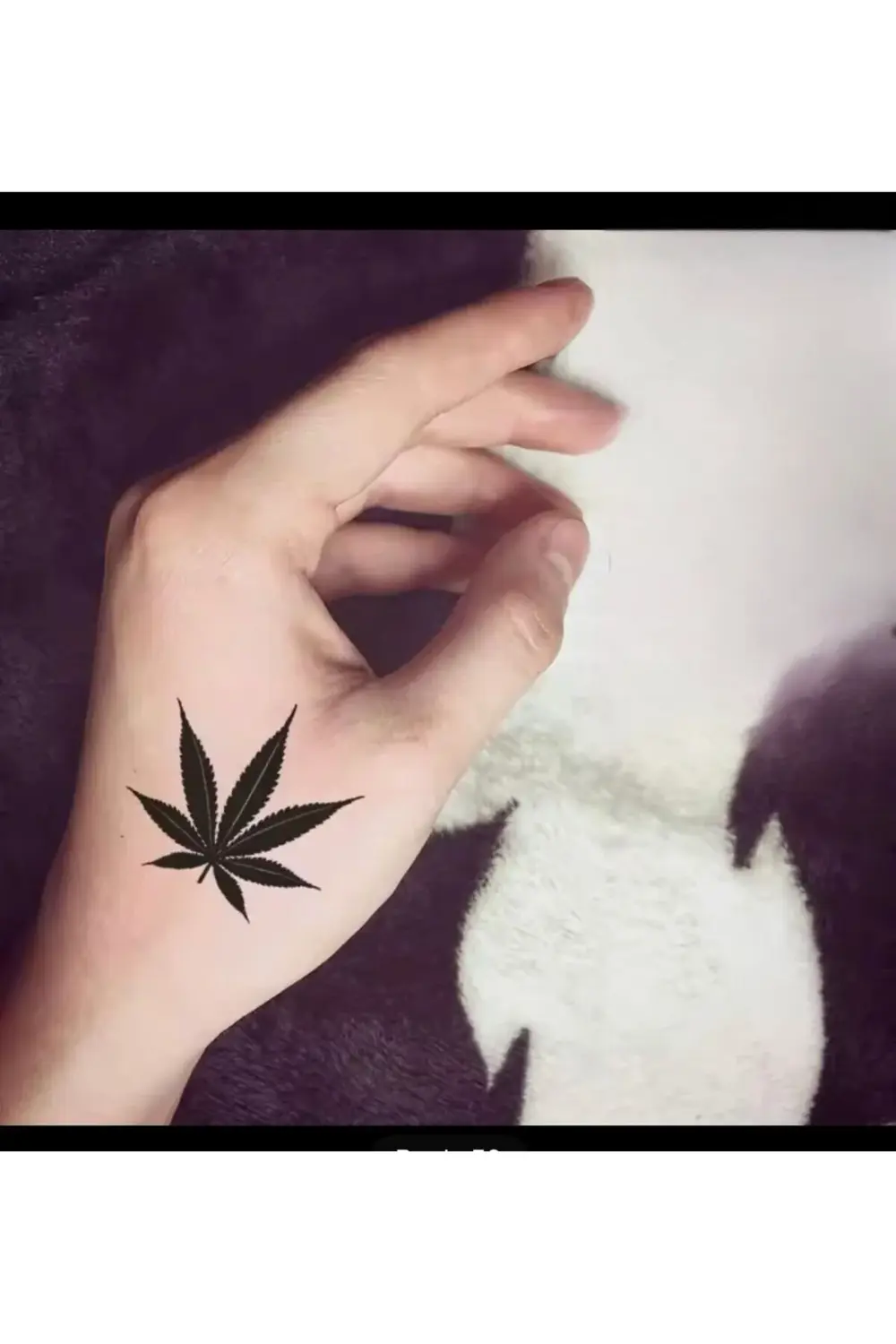 1 ay kalıcı 5 cm gerçek görünümlü ot geçici dövme holiday tattoo