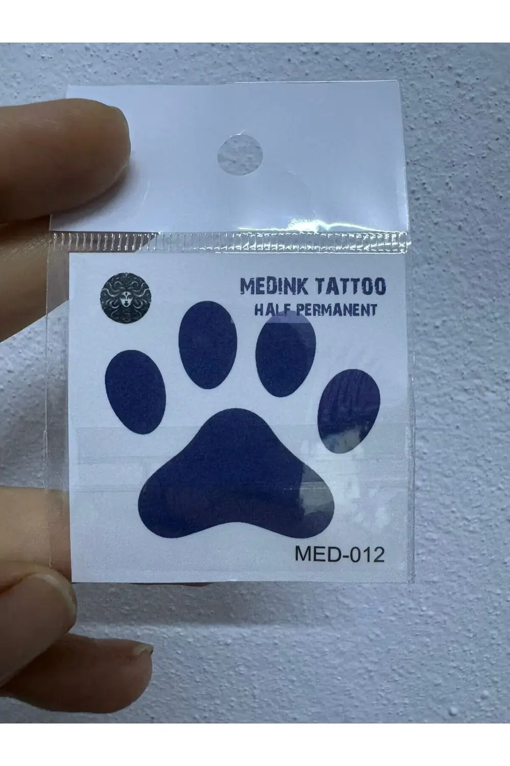 1 ay kalıcı 5 cm gerçek görünümlü pati geçici dövme holiday tatto