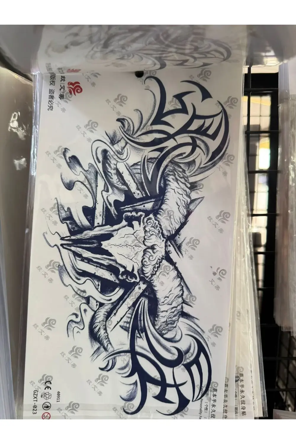 1 ay kalıcı GÖĞÜS SIRT ENSE İÇİN Tattoo dövme