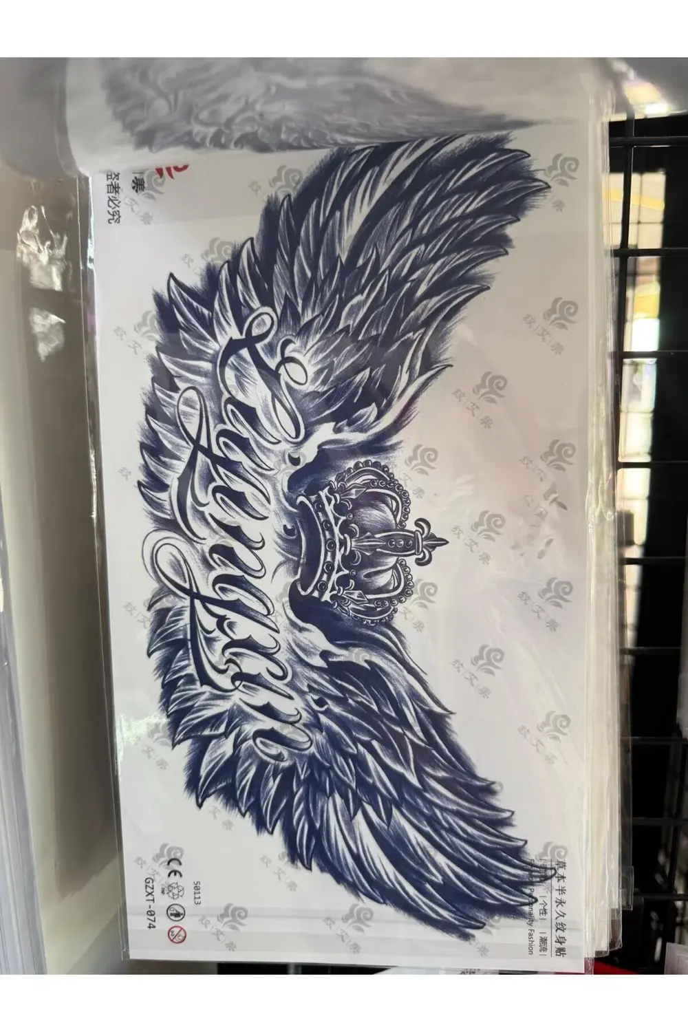 1 ay kalıcı GÖĞÜS SIRT ENSE İÇİN Tattoo dövme