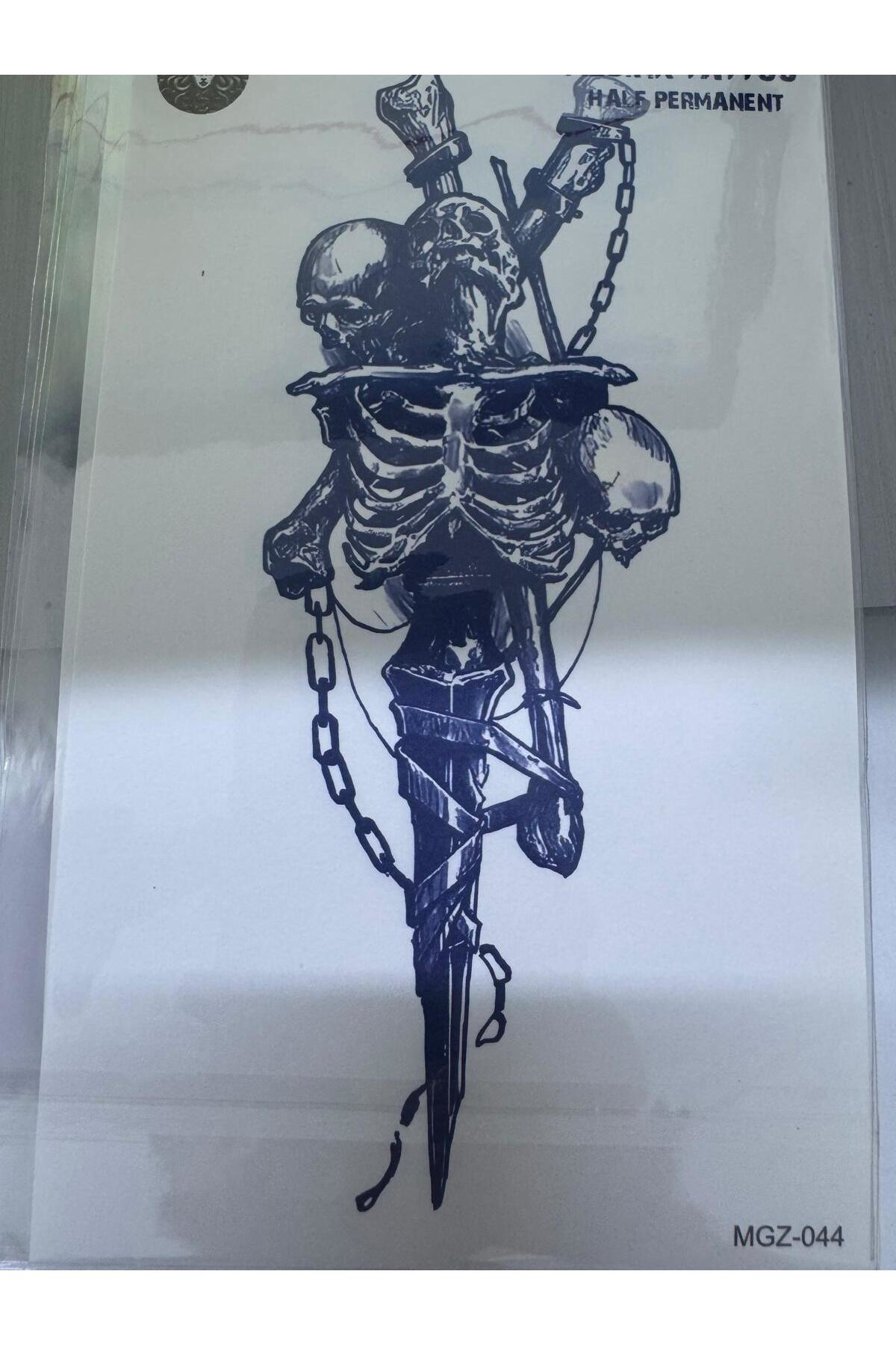 1 AY KALICI KOL BACAK SIRT TATTOO GEÇİÇİ DÖVME