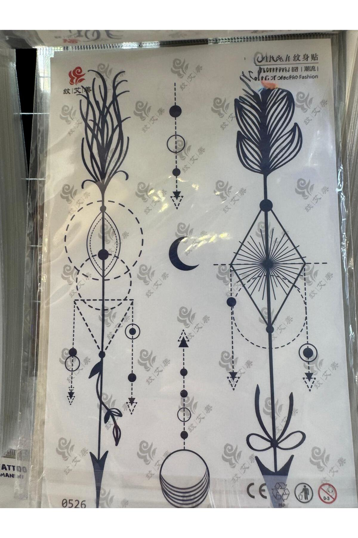 1 AY KALICI KOL BACAK GÖĞÜS BEL TATTOO DÖVME