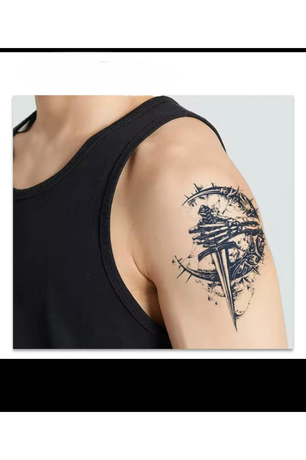 1 AY KALICI KOL BACAK GÖĞÜS TATTOO DÖVME