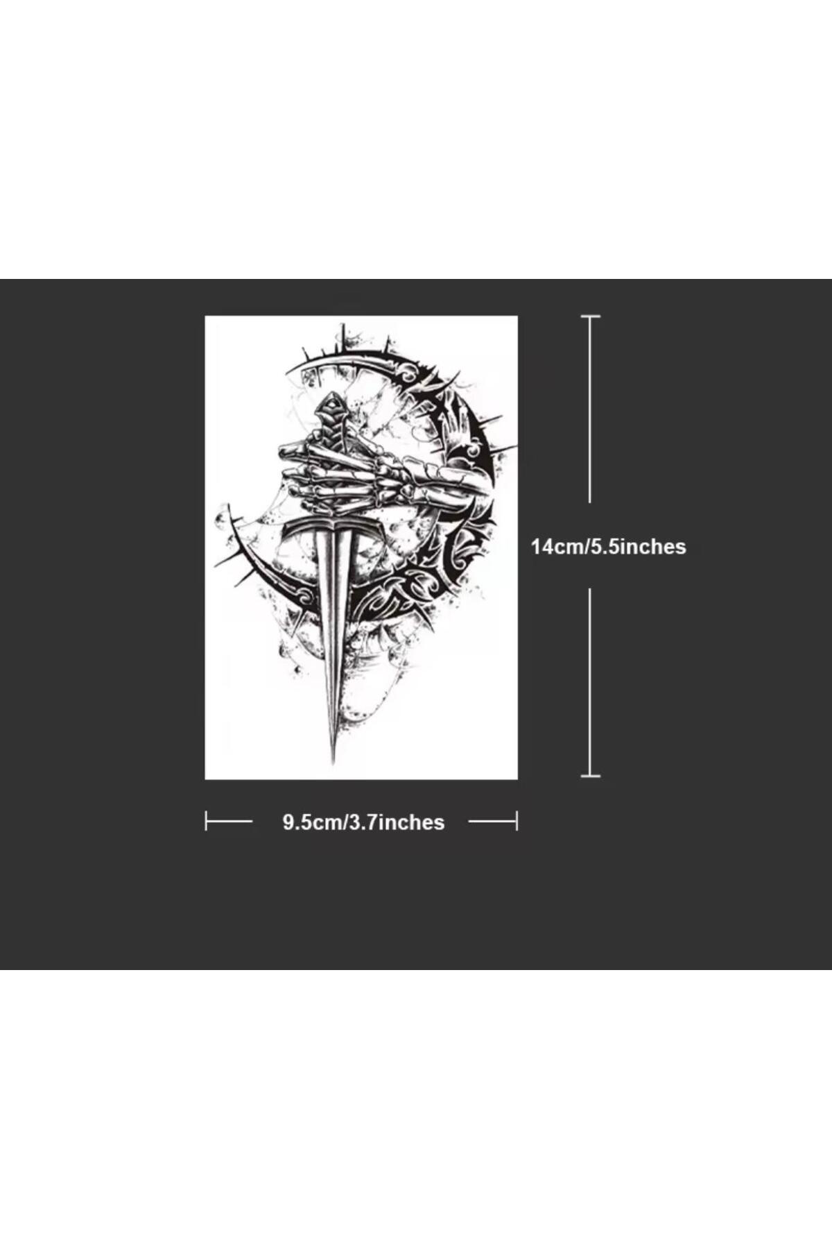 Arescollection 1 Ay Kalici Kol Bacak Göğüs Tattoo Dövme