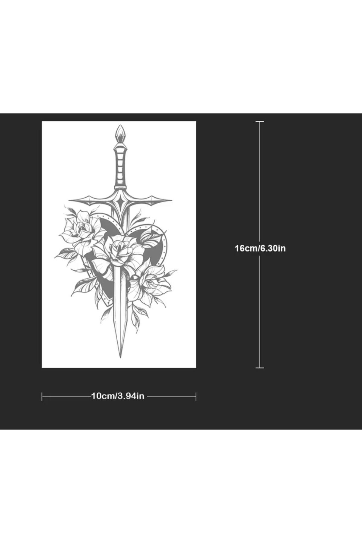 Arescollection 1 Ay Kalici Kol Bacak Göğüs Tattoo Dövme