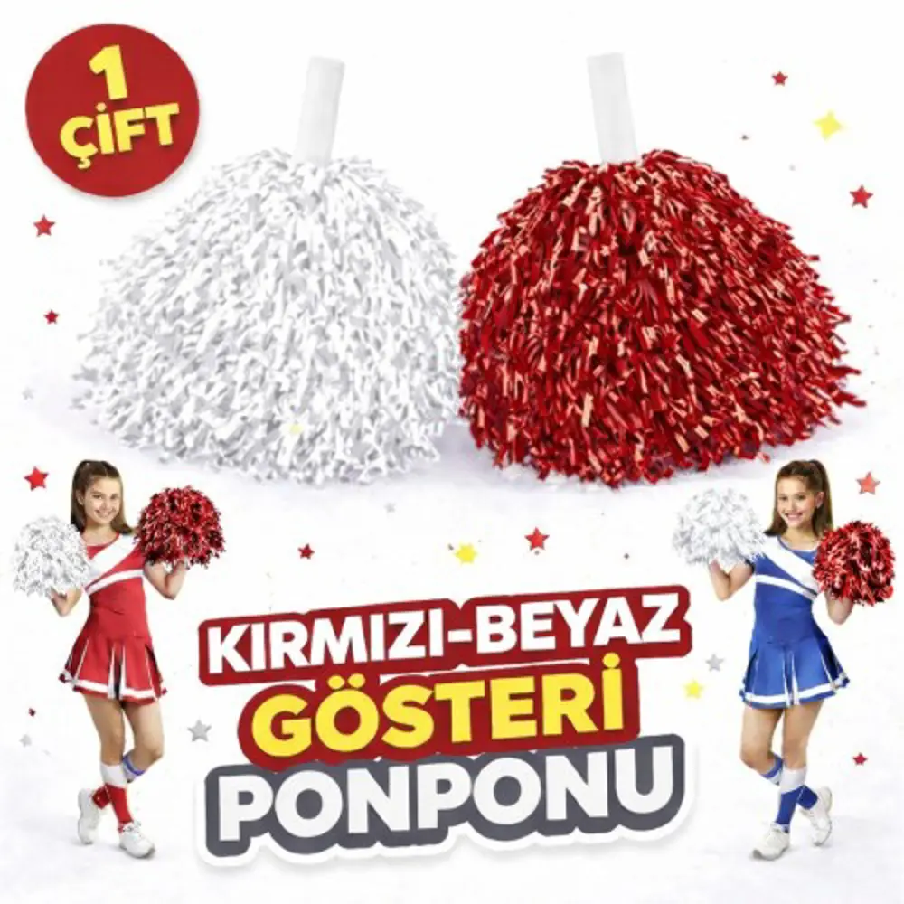 1 Çift ( 2 Adet ) Kırmızı-Beyaz Renk 23 Nisan 19 Mayıs 29 Ekim Ok
