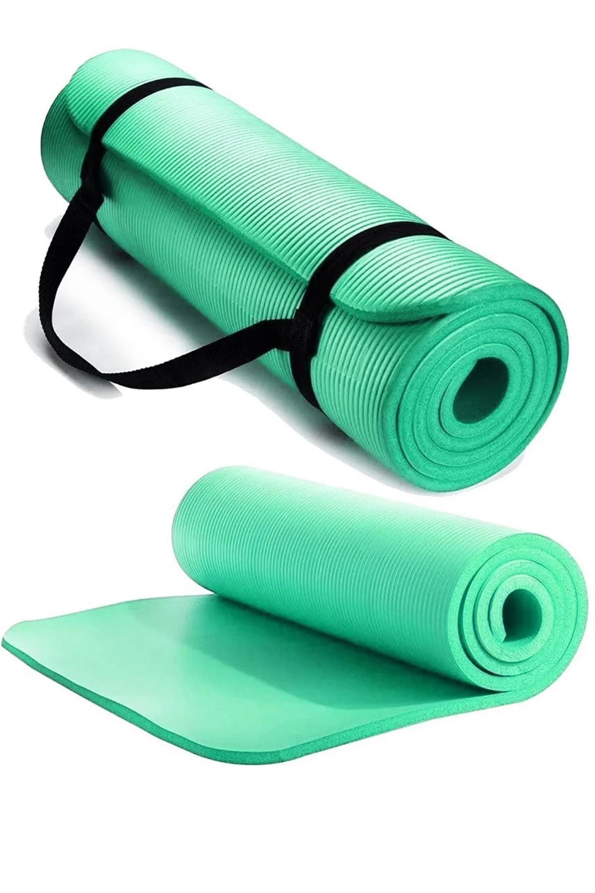 1 cm Pilates Minderi Taşıma Askılı Plates Yoga Matı Minderi Seti 