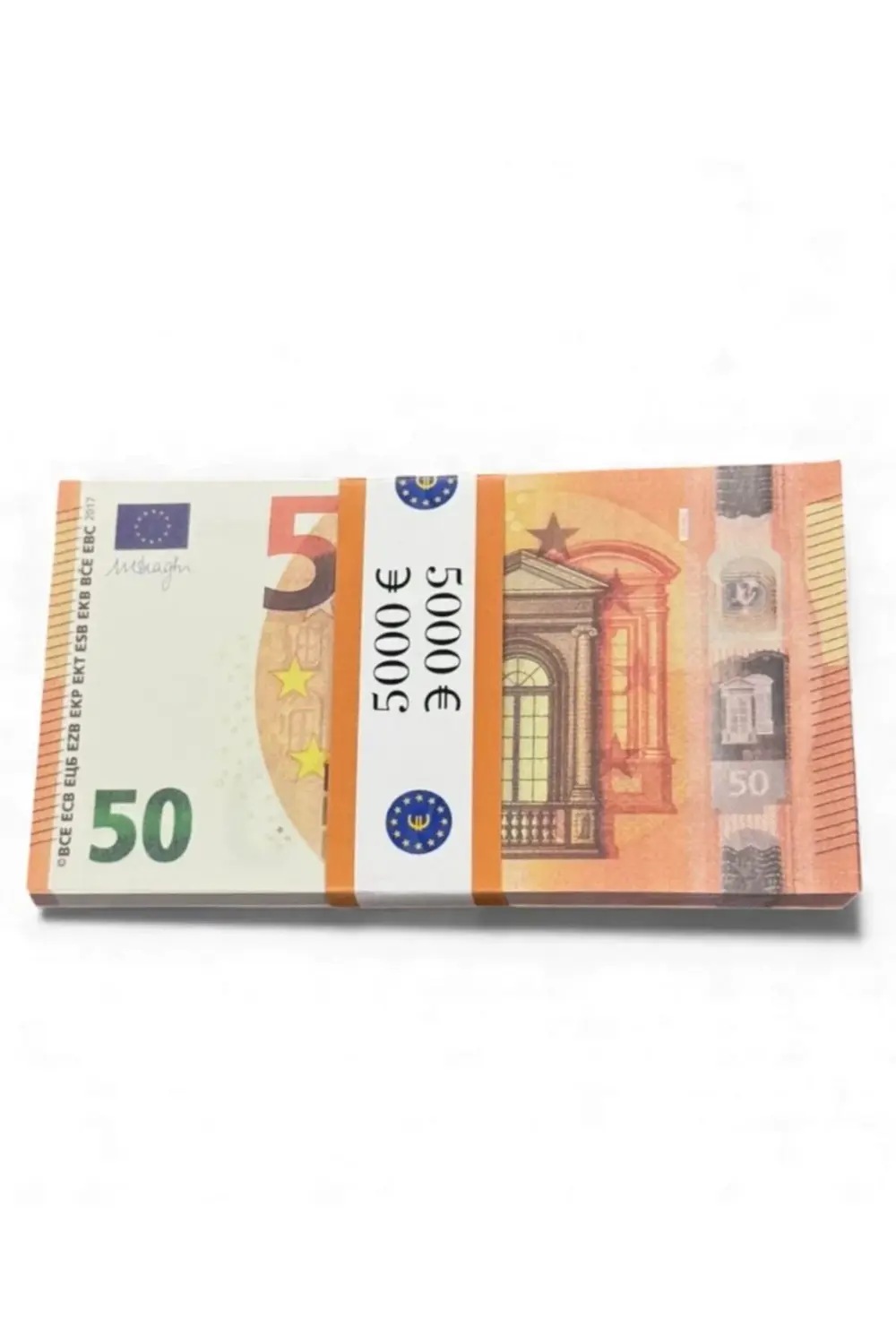 1 Deste 50 Euro Eğlencelik 50 € Görünümlü Oyun Parası – Fotoğraf