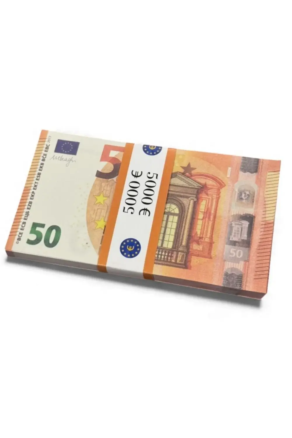 1 Deste 50 Euro Eğlencelik 50 € Görünümlü Oyun Parası – Fotoğraf