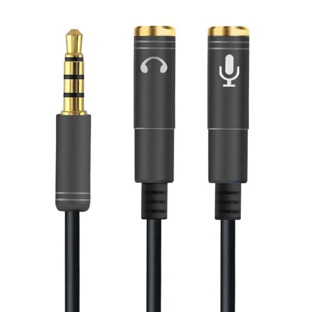 1 Erkek 2 Dişi 3.5 mm Kulaklık ve Mikrofon Ayırıcı Çoklayıcı Aux Kablo Fiyatı, Yorumları ve Özellikleri
