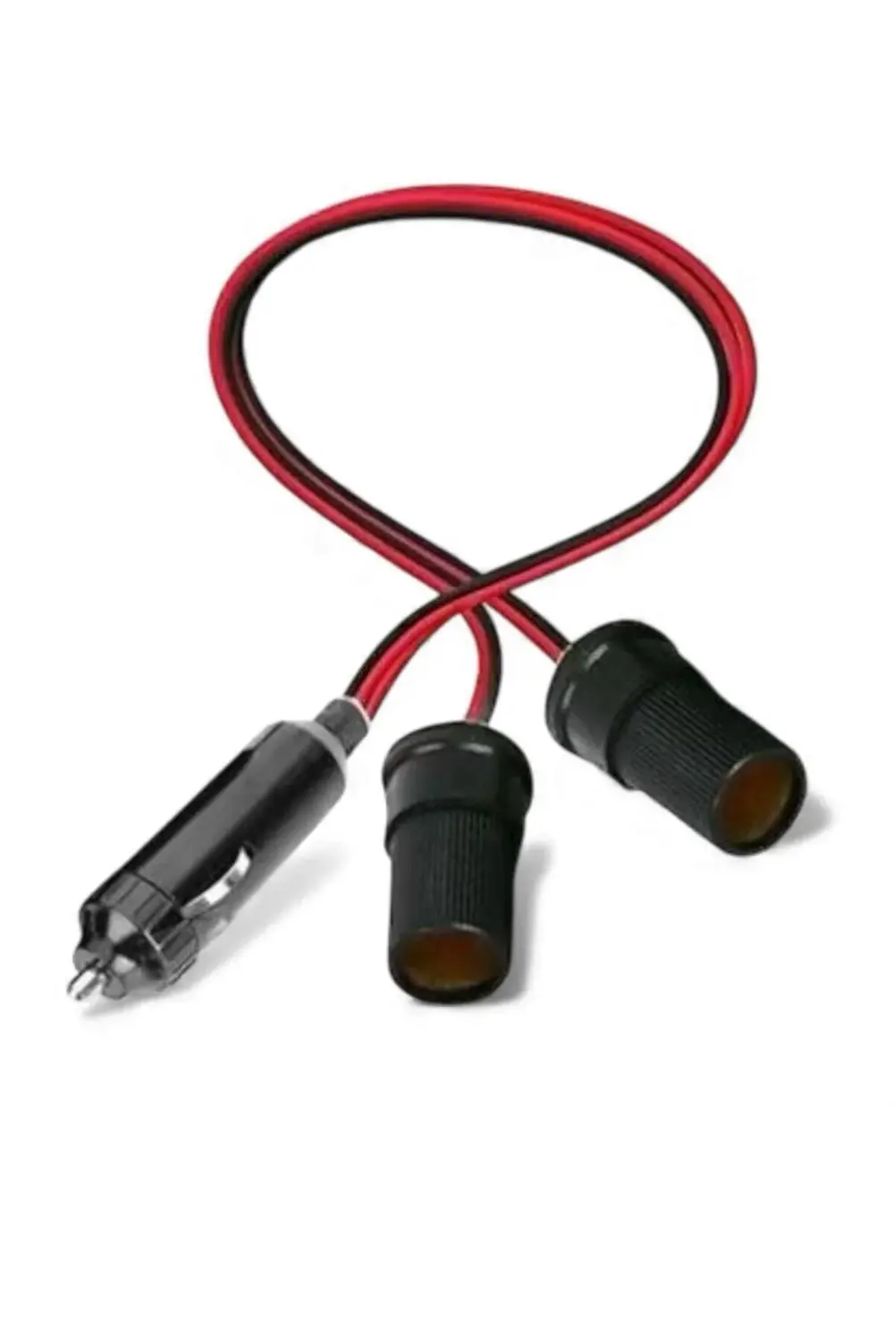 1 Erkek – 2 Dişi Çakmak Fişi Çoklayıcı – Araç Güç Çoğaltıcı Apara