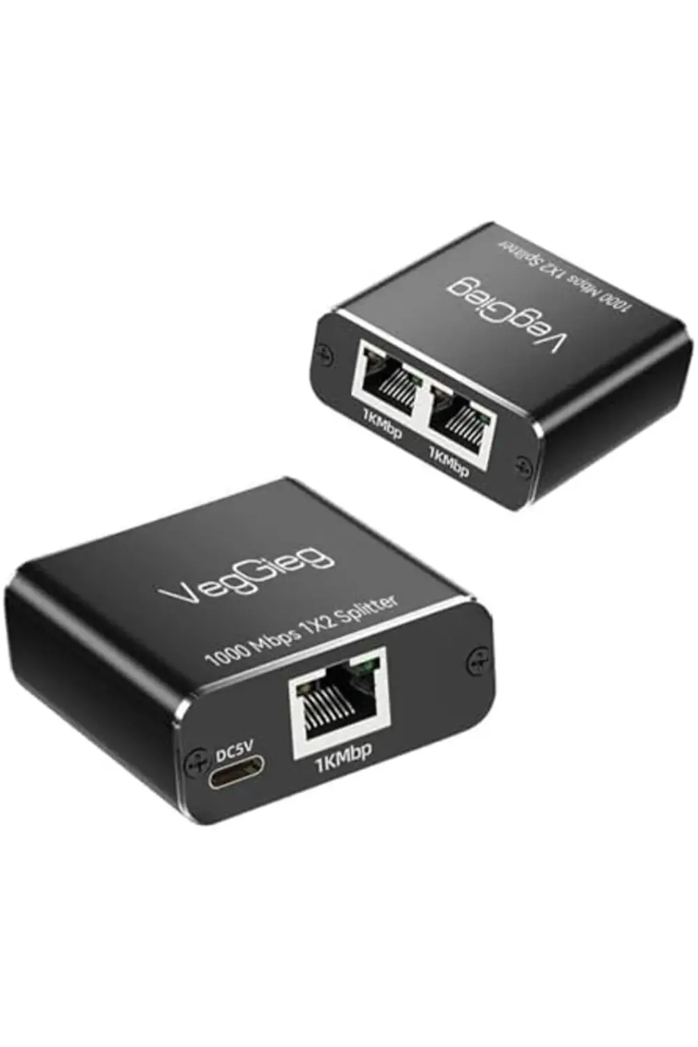 1 Giriş 2 Çıkış Gigabit Ethernet Çoklayıcı Splitter Adaptör 39551