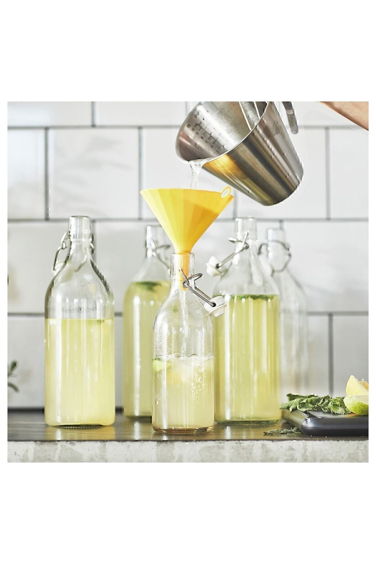 İkea 1 Huni Sarı 13 Cm Plastik