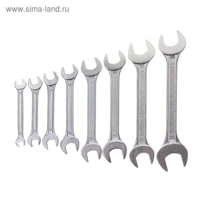1. Kalite Çift Açık Ağızlı 8'li Anahtar Seti ( Lisinya )