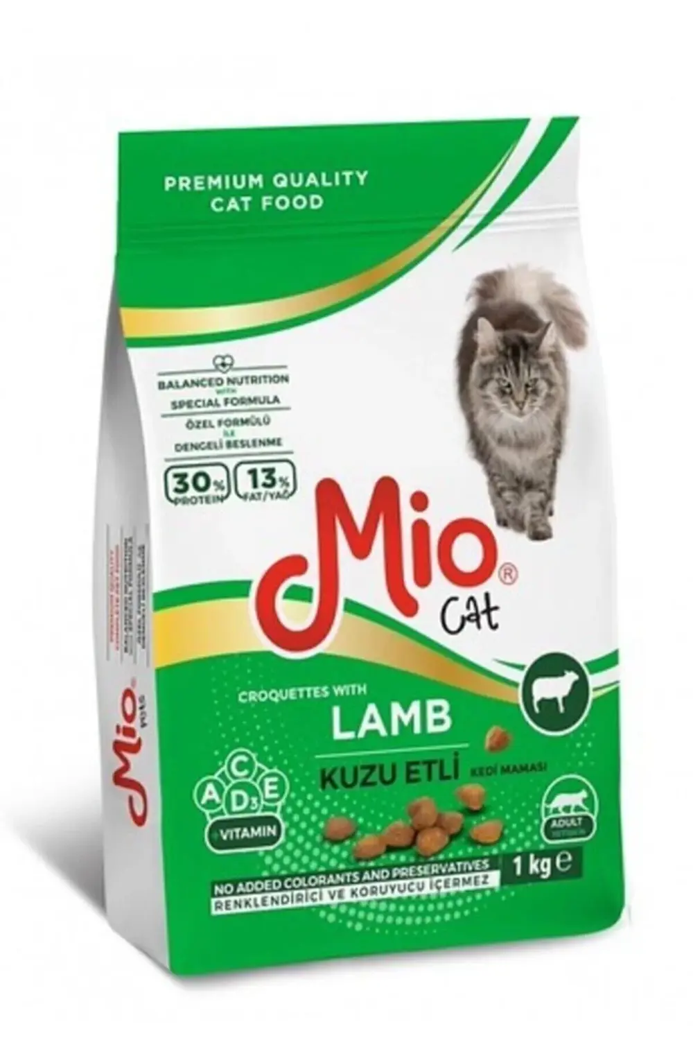 1 Kg Kuzu Etli Kedi Maması