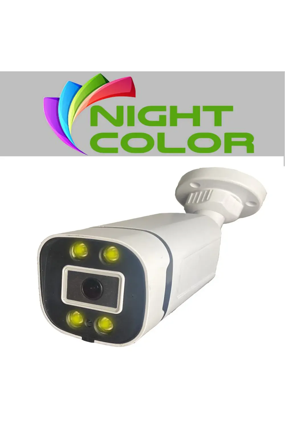 1 li Hareket Algılayan 5 MP Lens 4 Warm Led Gece Renkli Gösteren